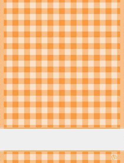 Trapo de cocina - Pic-Nic - Naranja