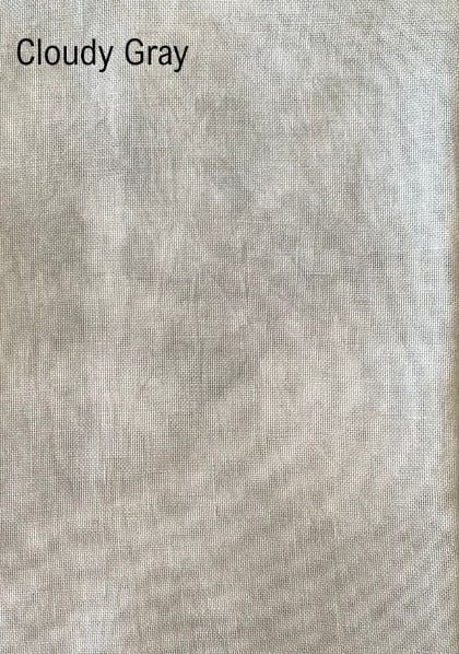 Lino 36 ct - Cloudy Gray