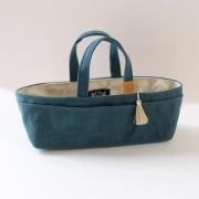 Mini bolsa de lona encerada - Verde