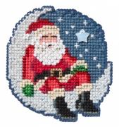 Seasonal Ornament: Sleepy Santa