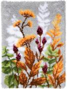 Alfombra - Hojas y flores de otoño