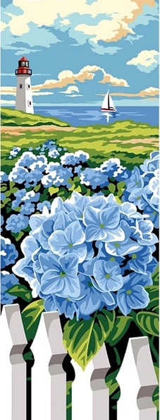 Faro en azul