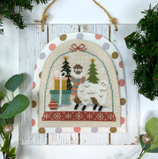 Winter Forest Snowglobe 3 - Llama