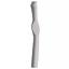 Ganchillo para lana con parte central plana - 3,5 mm Gris