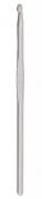 Ganchillo para lana con parte central plana - 4,5 mm Gris