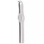 Ganchillo para lana con parte central plana - 3 mm Plateado