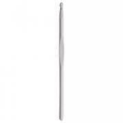 Ganchillo para lana con parte central plana - 5 mm Plateado