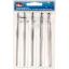 Set de ganchillos surtidos de aluminio 2,5-5 mm - Gris cañón