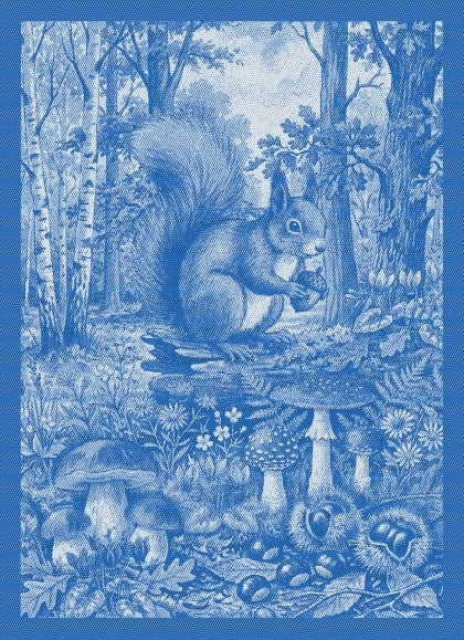 Trapo de cocina - Tesori del Bosco - Azul - NO Aida