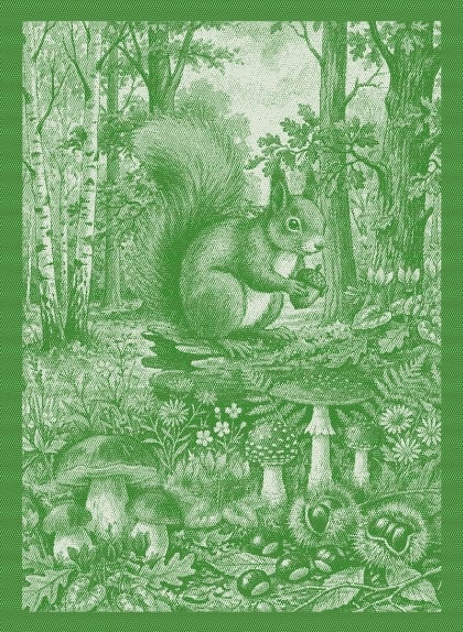 Trapo de cocina - Tesori del Bosco - Verde - NO Aida