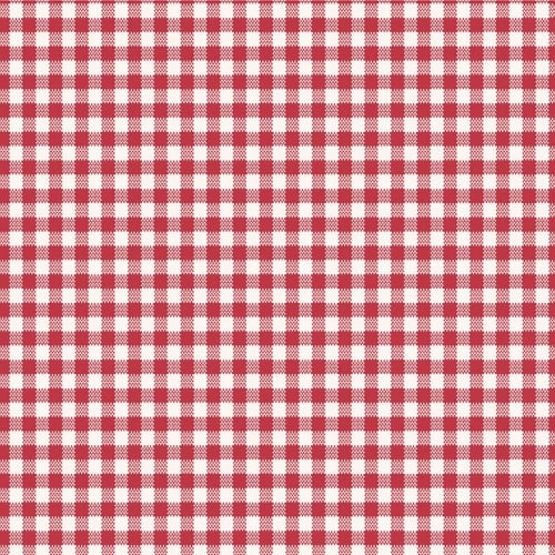 Gingham Red - 100x274cm