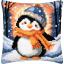 Cojín - Pequeño pingüino friolero