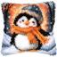 Cojín - Pingüino friolero
