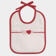 Babero de esponja - Corazones