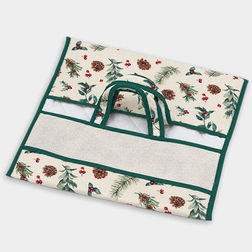 Cesta del pan - Piñas y acebo
