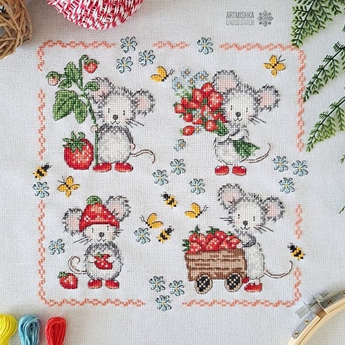 Strawberry Mouse Sampler